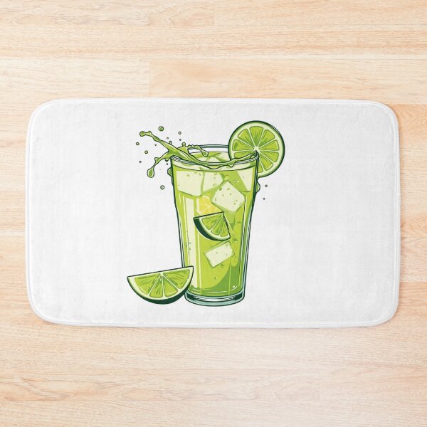 Item preview, Fresh Lime Drink – Summer Cocktail Illustration with Ice designed and sold by Activity01.