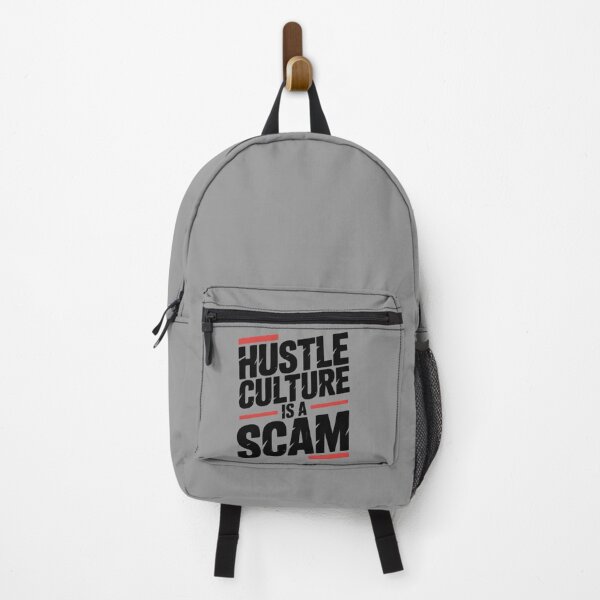 Item preview, Hustle Culture Is a Scam T-Shirt – Anti Hustle Statement Shirt, Bold Protest Style Tee designed and sold by GraphGUY.