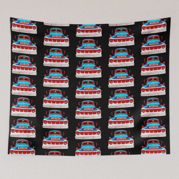 Item preview, Studebaker Transtar 1950s American classic truck bold red-white-blue designed and sold by soitwouldseem.