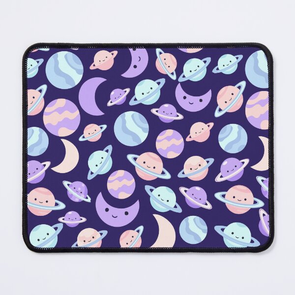 Item preview, Adorable Kawaii Planets & Moons Cute Pastel Space Galaxy Pattern designed and sold by stylishdzign.