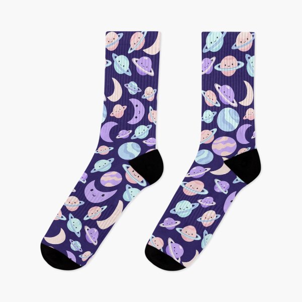Item preview, Adorable Kawaii Planets & Moons Cute Pastel Space Galaxy Pattern designed and sold by stylishdzign.