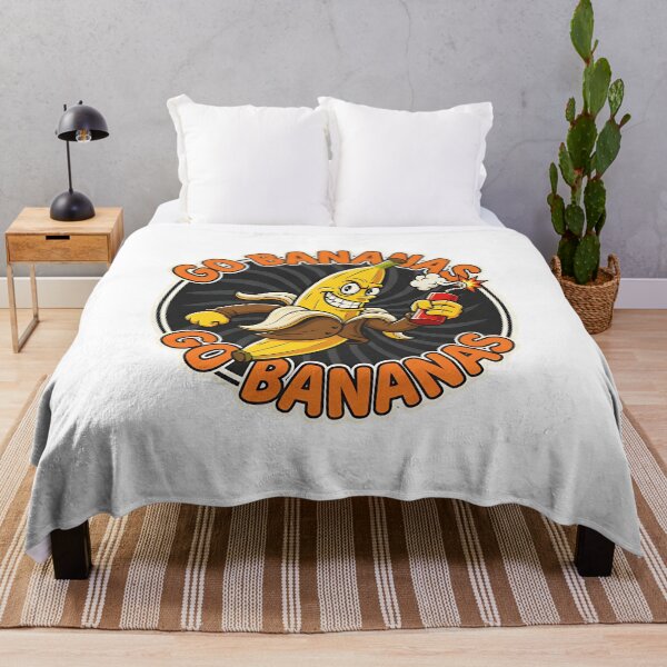 Item preview, Go Bananas! Unhinged Dynamite Mascot - Chaotic Retro Fruit Art designed and sold by CELESTIAL©️.
