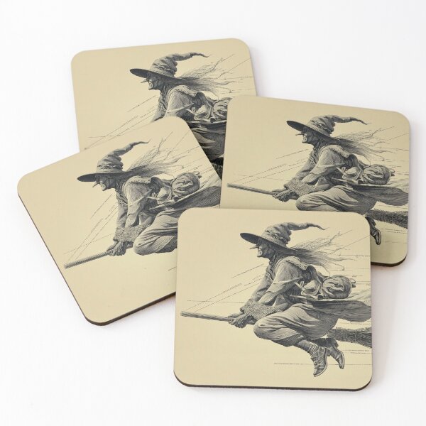 Item preview, Flying Witch on a Broomstick designed and sold by lautir.