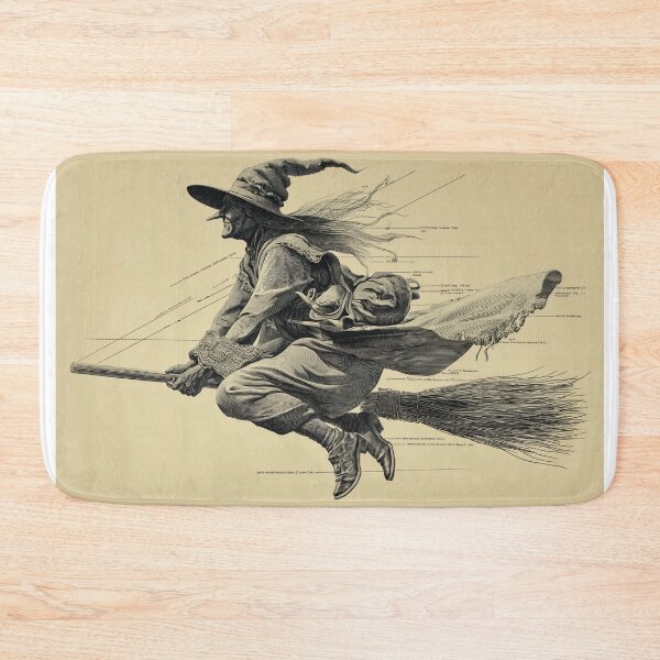 Item preview, Flying Witch on a Broomstick designed and sold by lautir.