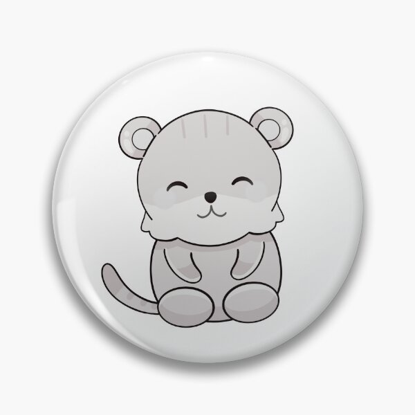 Item preview, Cute Grey Kawaii Tiger Character designed and sold by Porpor Artwork.