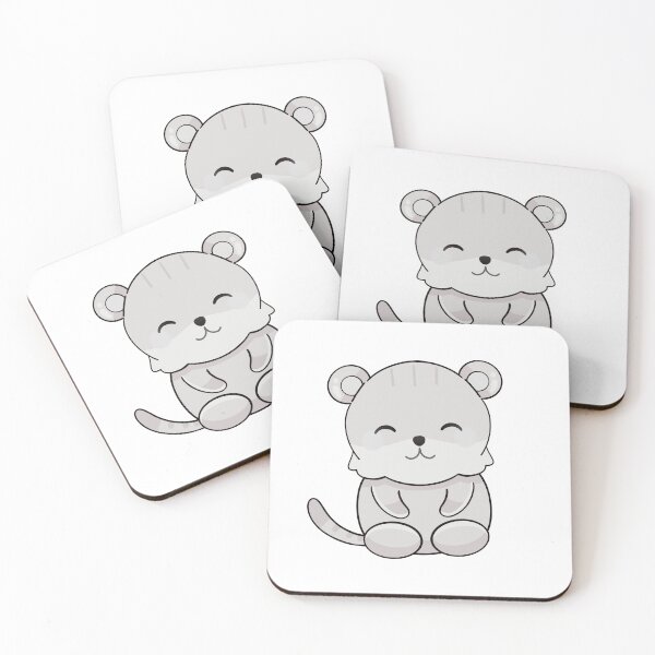Item preview, Cute Grey Kawaii Tiger Character designed and sold by Porpor Artwork.