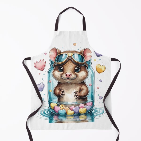 Item preview, Cute Aviator Otter in Glass Jar Whimsical Valentine Sublimation designed and sold by AQUILAKREO.