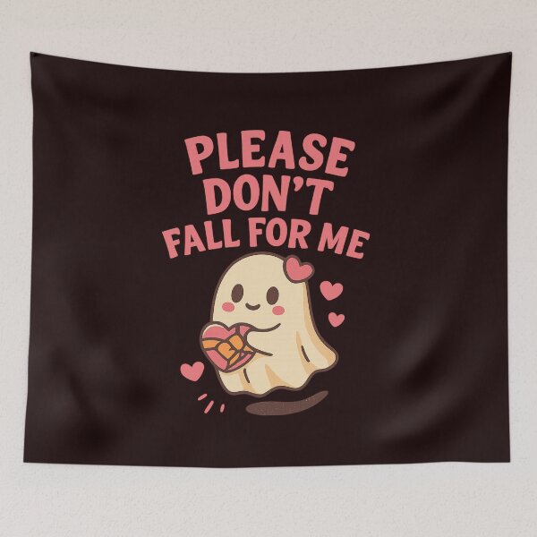 Item preview, Please Don’t Fall For Me – Cute Ghost Valentine Design designed and sold by zbigniewcz.