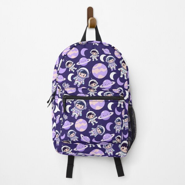 Item preview, Cute Kawaii Astronauts & Purple Planets Pattern designed and sold by stylishdzign.