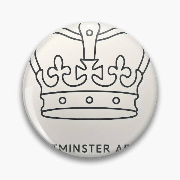 Item preview, Westminster Abbey Monoline Poster – Minimal Icon Art designed and sold by Cosmopolis.