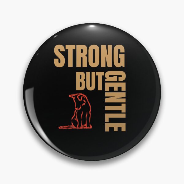 Item preview, Strong But Gentle – Minimal Dog Symbol Design designed and sold by GentleStudio.