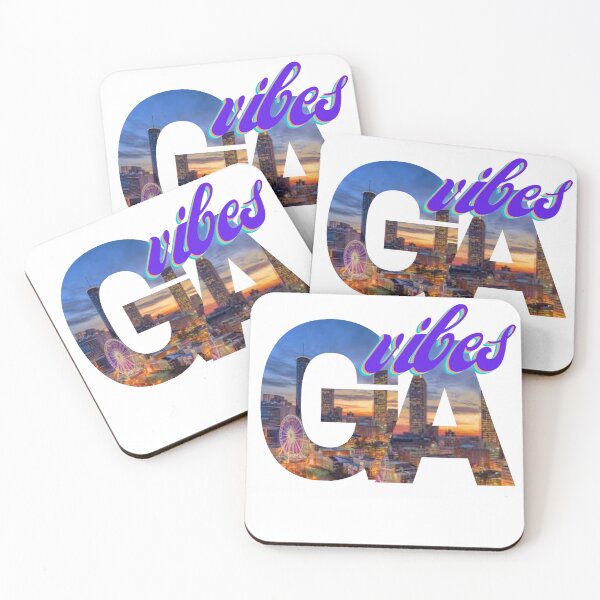 Item preview, GA Vibes Southern City Sunset designed and sold by Avocado Mood.