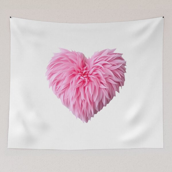 Item preview, Pink Feathered Heart designed and sold by Roanemermaid.