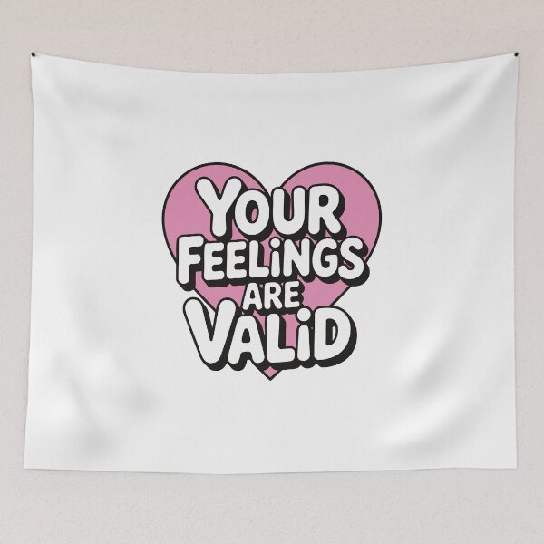 Item preview, Your Feelings Are Valid Positive Quote Shirt designed and sold by quietvisualsco.