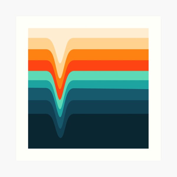 Retro Verve Kunstdruck