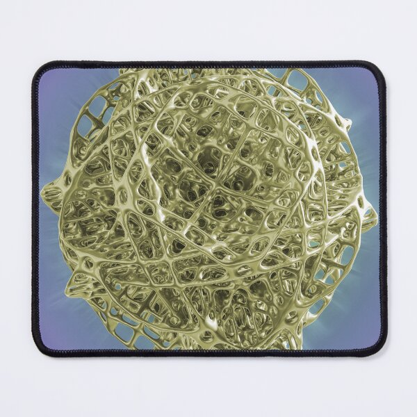 Item preview, Golden Lattice Abstract Sphere - 3D Digital Design designed and sold by Keltoi-art.