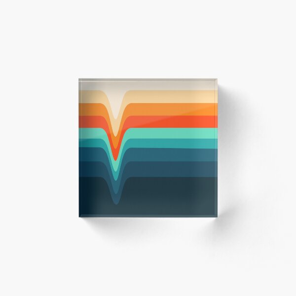 Retro Verve Acrylblock