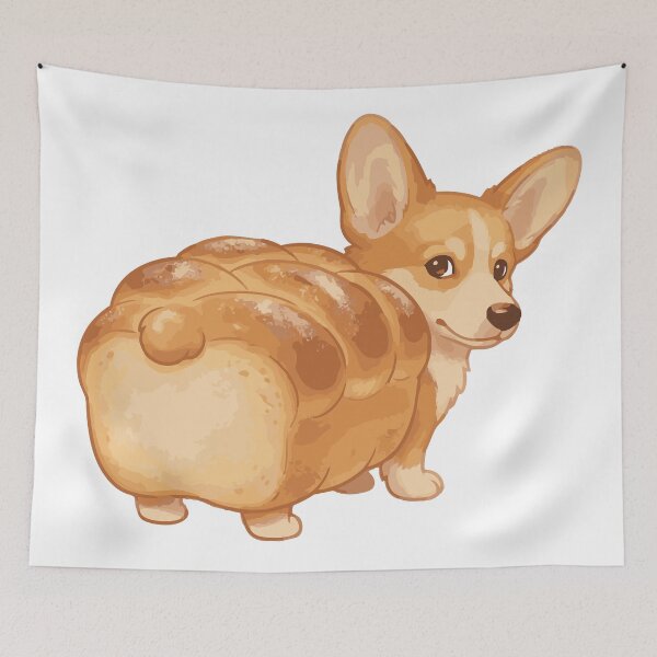Item preview, Freshly Baked Loaf Corgi Bread designed and sold by Petzzz.