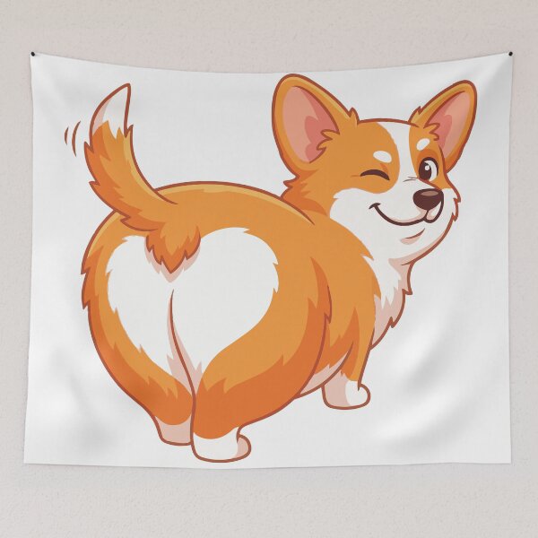 Item preview, Look Back At It Sassy Corgi Butt designed and sold by Petzzz.