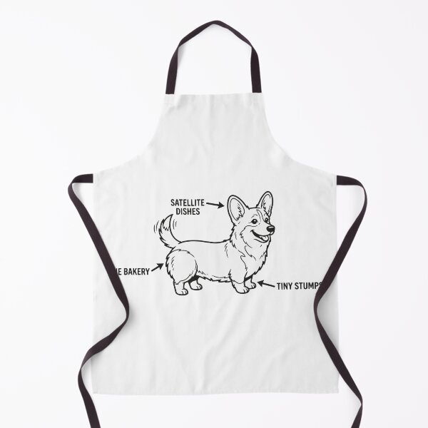 Item preview, Anatomy of a Corgi Funny Dog Diagram designed and sold by Petzzz.