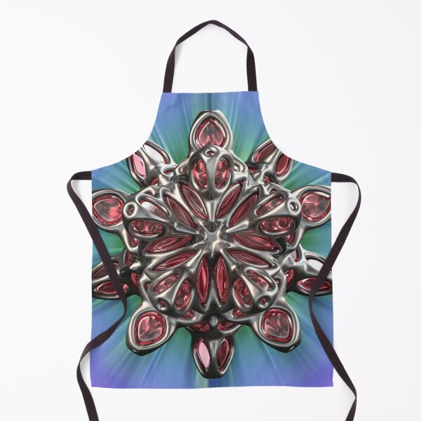 Item preview, Ruby Crystalline Abstract Structure - 3D Geometric Design designed and sold by Keltoi-art.
