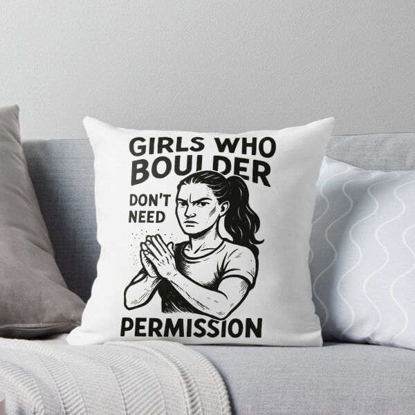 Item preview, Bouldering: Strong women - Bouldering without permission designed and sold by Pineapple-Tree.