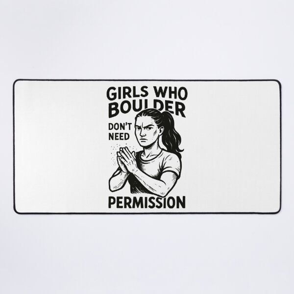 Item preview, Bouldering: Strong women - Bouldering without permission designed and sold by Pineapple-Tree.
