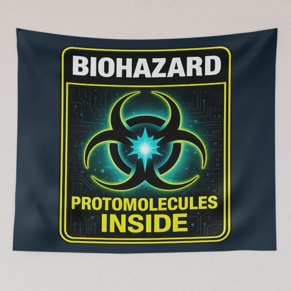 Item preview, Biohazard: Protomolecule Containment Breach – The Expanse Sci-Fi Warning 2 designed and sold by VoglR.