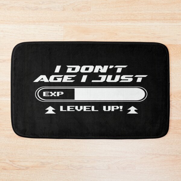 Item preview, Level Up Not Age | Gamer Birthday Quote | EXP Bar Design | Funny Aging Shirt | Gaming Gift Idea designed and sold by Bright Nest Studio.