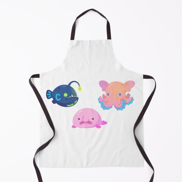 Item preview, Cute Deep Sea Creatures – Kawaii Anglerfish, Octopus & Blobfish designed and sold by PND7777.