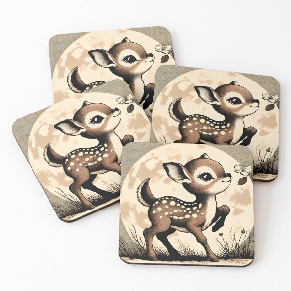 Item preview, Cute Baby Deer, Ai Generated Art  designed and sold by ACC .