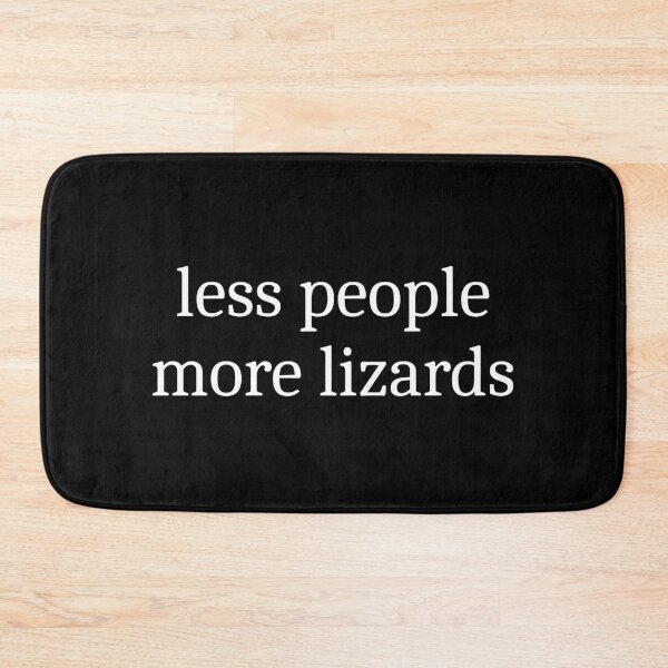 Item preview, Less People More Lizards designed and sold by Sleepy Cat Design.