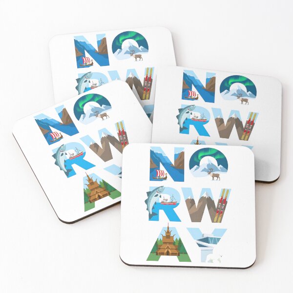 Item preview, Norway Nordic Culture and Icons Norwegian Design designed and sold by KatanaCreative.