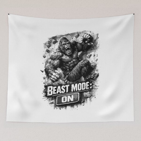 Item preview, Beast Mode Gorilla – Bouldering & Climbing Shirt designed and sold by Pineapple-Tree.