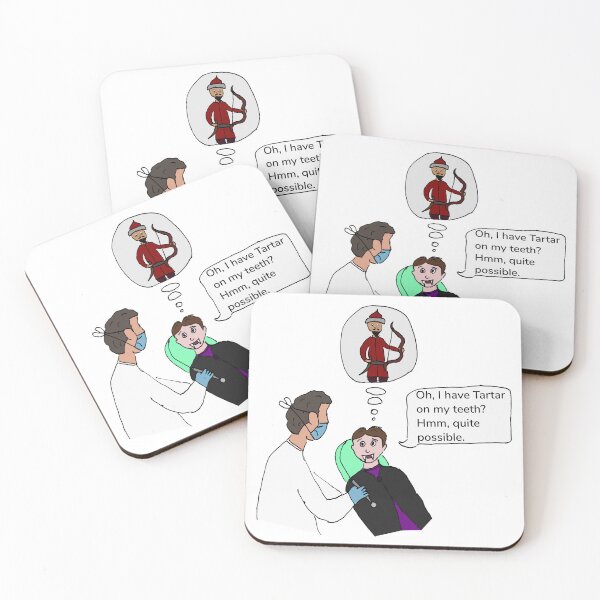 Item preview, The Dentist and the Vampire 1 - colorful designed and sold by RedPoppyStudio.