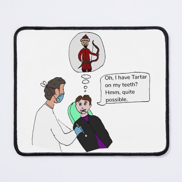Item preview, The Dentist and the Vampire 1 - colorful designed and sold by RedPoppyStudio.