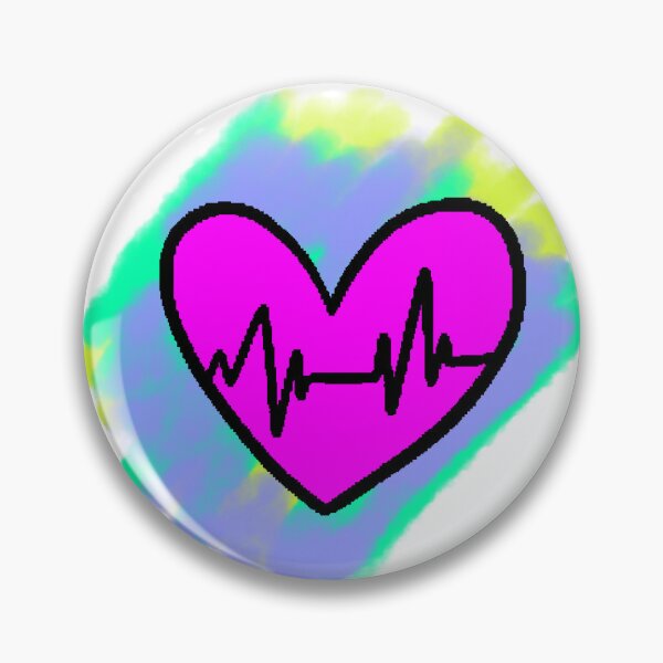 Item preview, Heart with ECG Line – Heart with Electrocardiogram designed and sold by AstronautMerch.