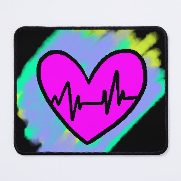 Item preview, Heart with ECG Line – Heart with Electrocardiogram designed and sold by AstronautMerch.