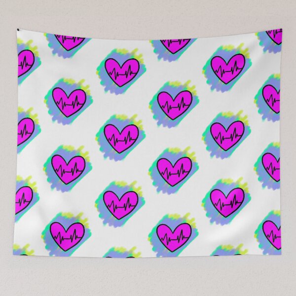 Item preview, Heart with ECG Line – Heart with Electrocardiogram designed and sold by AstronautMerch.