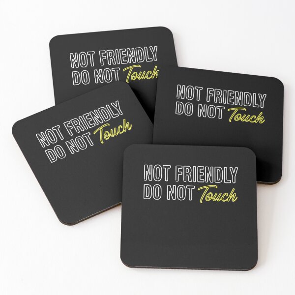 Item preview, Not Friendly Do Not Touch Sarcastic Introvert designed and sold by SofenArt.