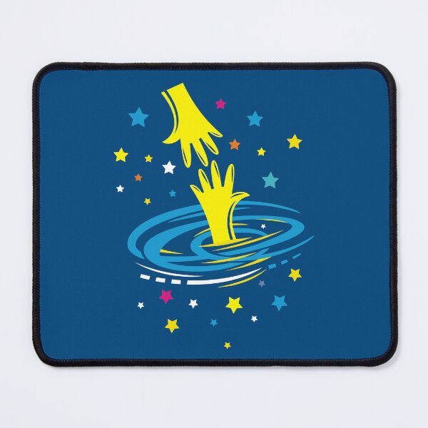 Item preview, Helping Hands Colorful Hand Drawn Illustration designed and sold by Wiggly Lines.