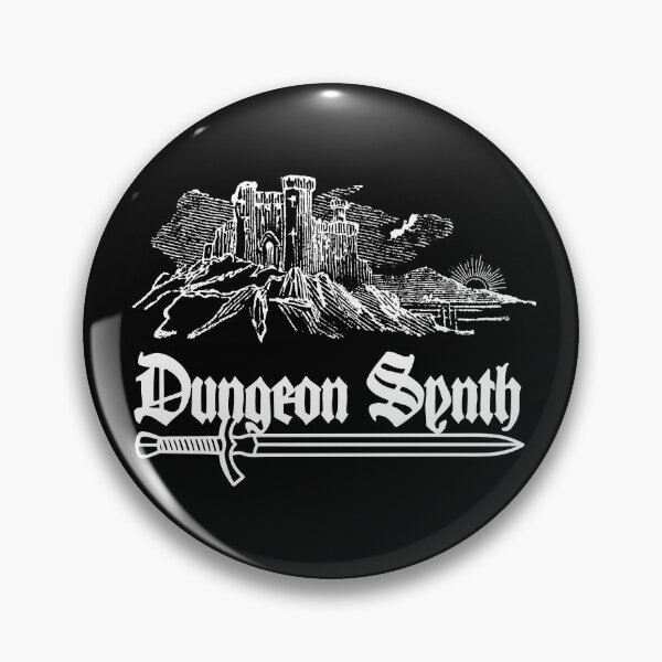 Item preview, Dungeon Synth White Print designed and sold by TeufelDesign.