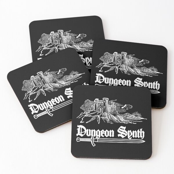 Item preview, Dungeon Synth White Print designed and sold by TeufelDesign.
