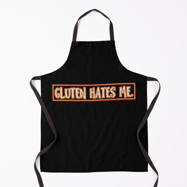 Item preview,  Gluten Hates Me – Funny Gluten Free & Celiac Awareness Typography Design designed and sold by gomofo1974.