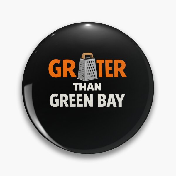 Item preview, Grater Than Green Bay - Funny Cheese Grater Football Rivalry Slogan designed and sold by SofenArt.