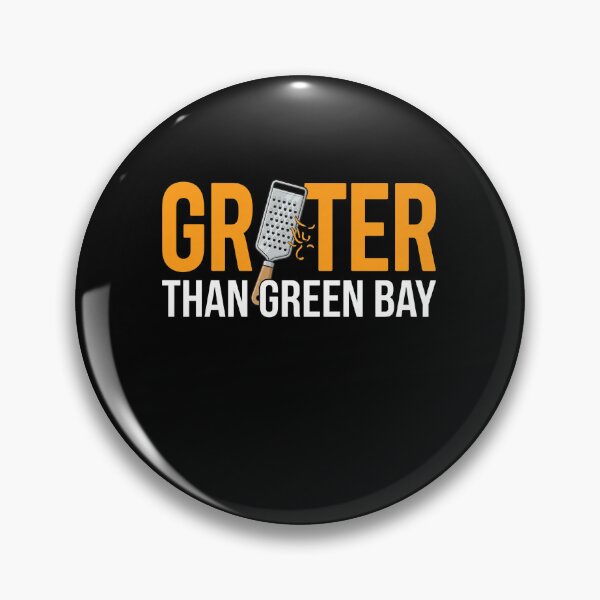 Item preview, Grater Than Green Bay - Funny Cheese Grater Football Rivalry designed and sold by SofenArt.