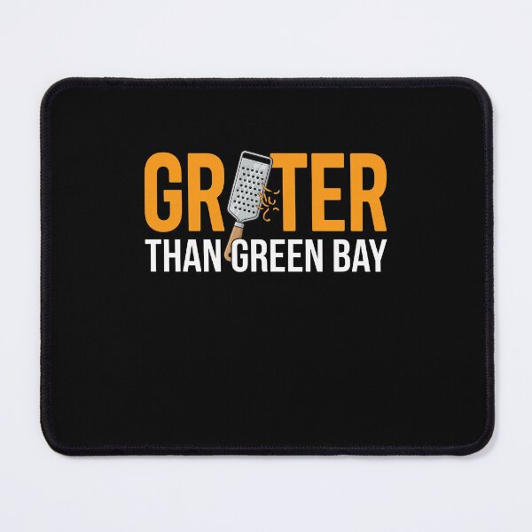 Item preview, Grater Than Green Bay - Funny Cheese Grater Football Rivalry designed and sold by SofenArt.