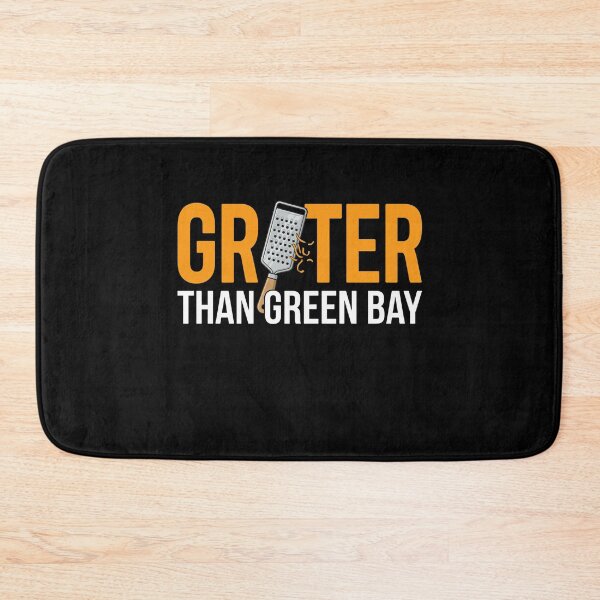 Item preview, Grater Than Green Bay - Funny Cheese Grater Football Rivalry designed and sold by SofenArt.