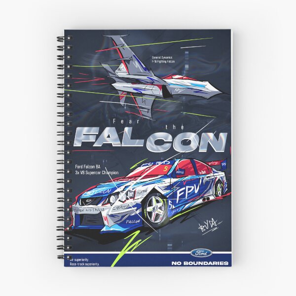 Item preview, Ford Falcon BA V8 Supercar Poster designed and sold by Bryda.
