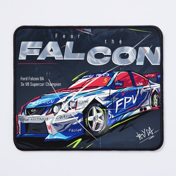 Item preview, Ford Falcon BA V8 Supercar Poster designed and sold by Bryda.
